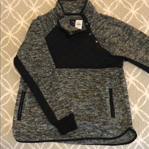 Abercrombie button-neck pullover